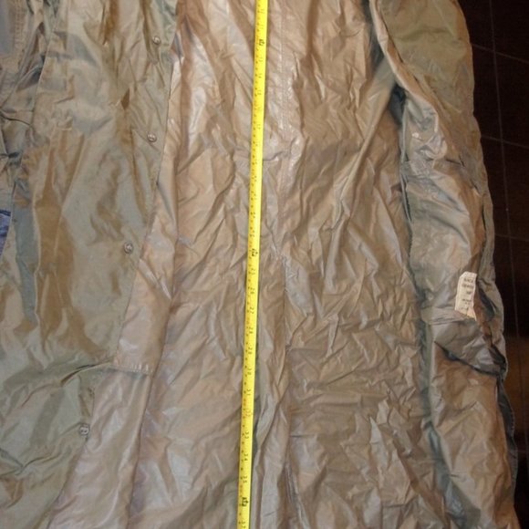 1974 VIETNAM ERA MEN'S sz36/REG NYLON TAUPE SHADE 179 ARMY USMC RAINCOAT SV 678 - Picture 10 of 12